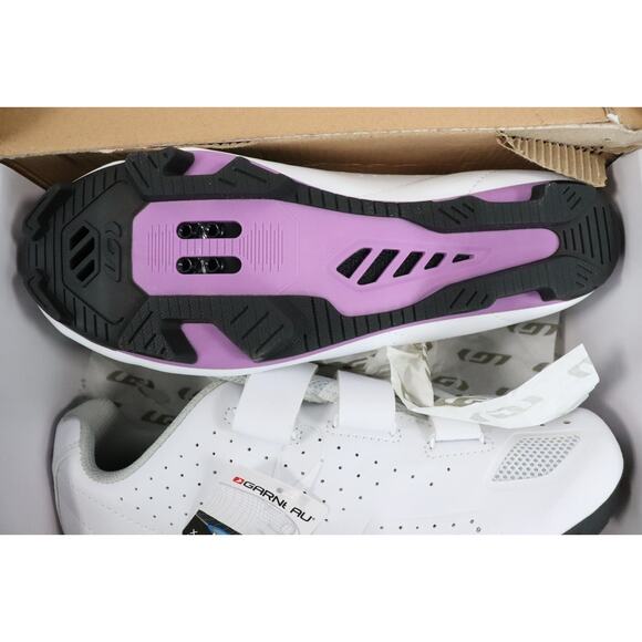 Garneau Women’s Size 11.5 Bike Shoe Multi Air Flex II White 1487306-019 - Picture 2 of 5